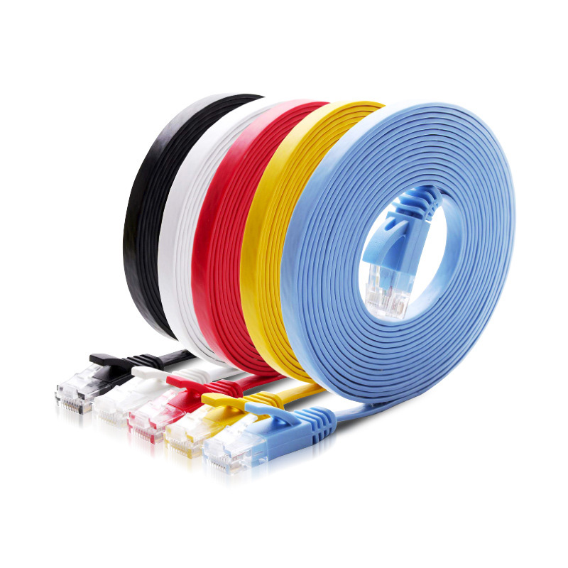 Power Over Ethernet - Плоский Ethernet-кабель 1000 Мбит/с CAT6, гигабитный