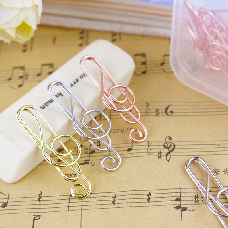 Office Tech Accessories - 10 шт./кор., скрепки в форме музыкальных