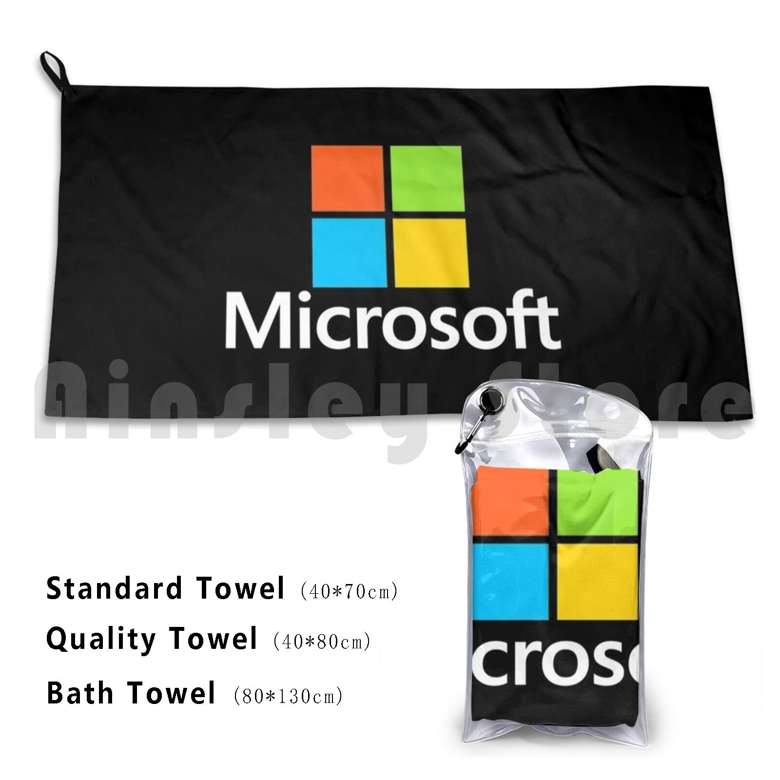 Office Tech Logo - Тип Microsoft Банное Полотенце Пляжная Подушка