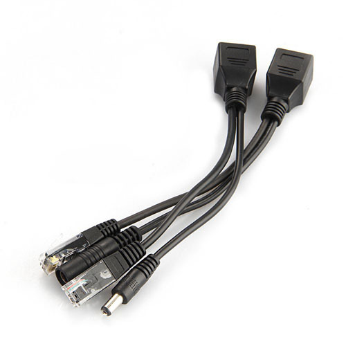 Power Over Ethernet - Кабель адаптер POE RJ45 инжекторный разветвитель