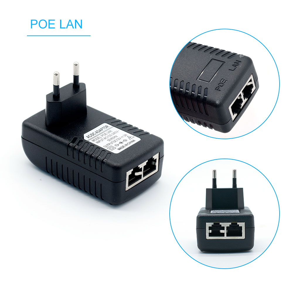 Power Over Ethernet - POE-адаптер для камеры видеонаблюдения, 110-240 в