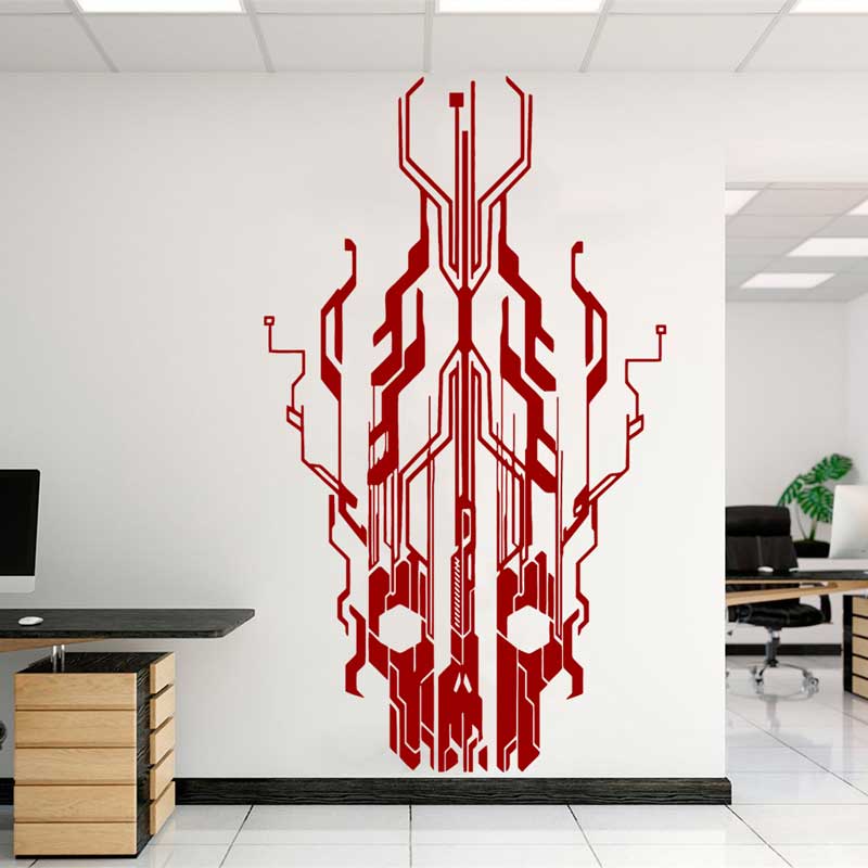 Виниловая наклейка на стену в  – обзор и цена Office Tech Furniture
