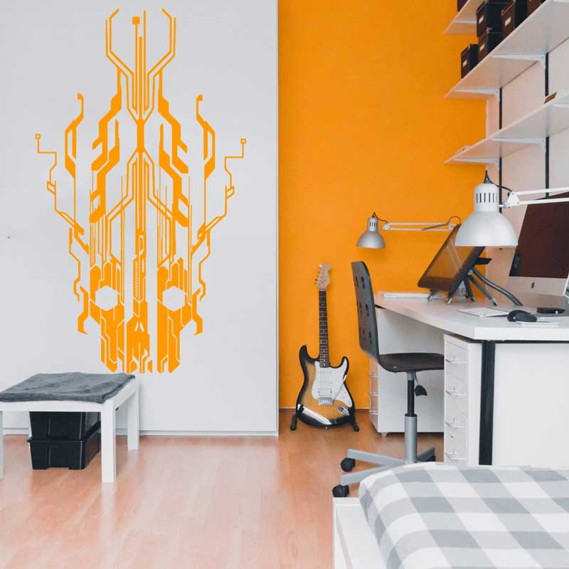 Виниловая наклейка на стену в  – обзор и цена Office Tech Furniture