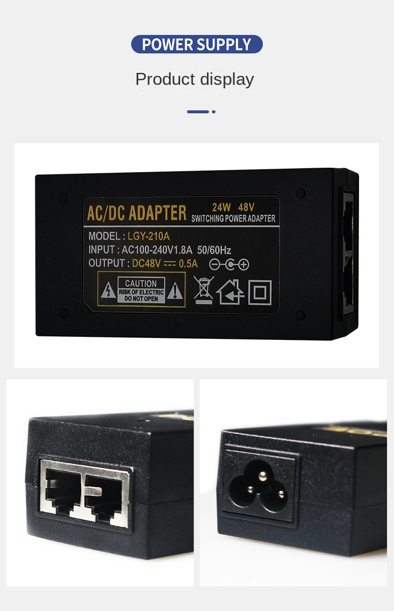 POE Gigabit Power 48V0.5A/24V  – обзор и цена Power Over Ethernet