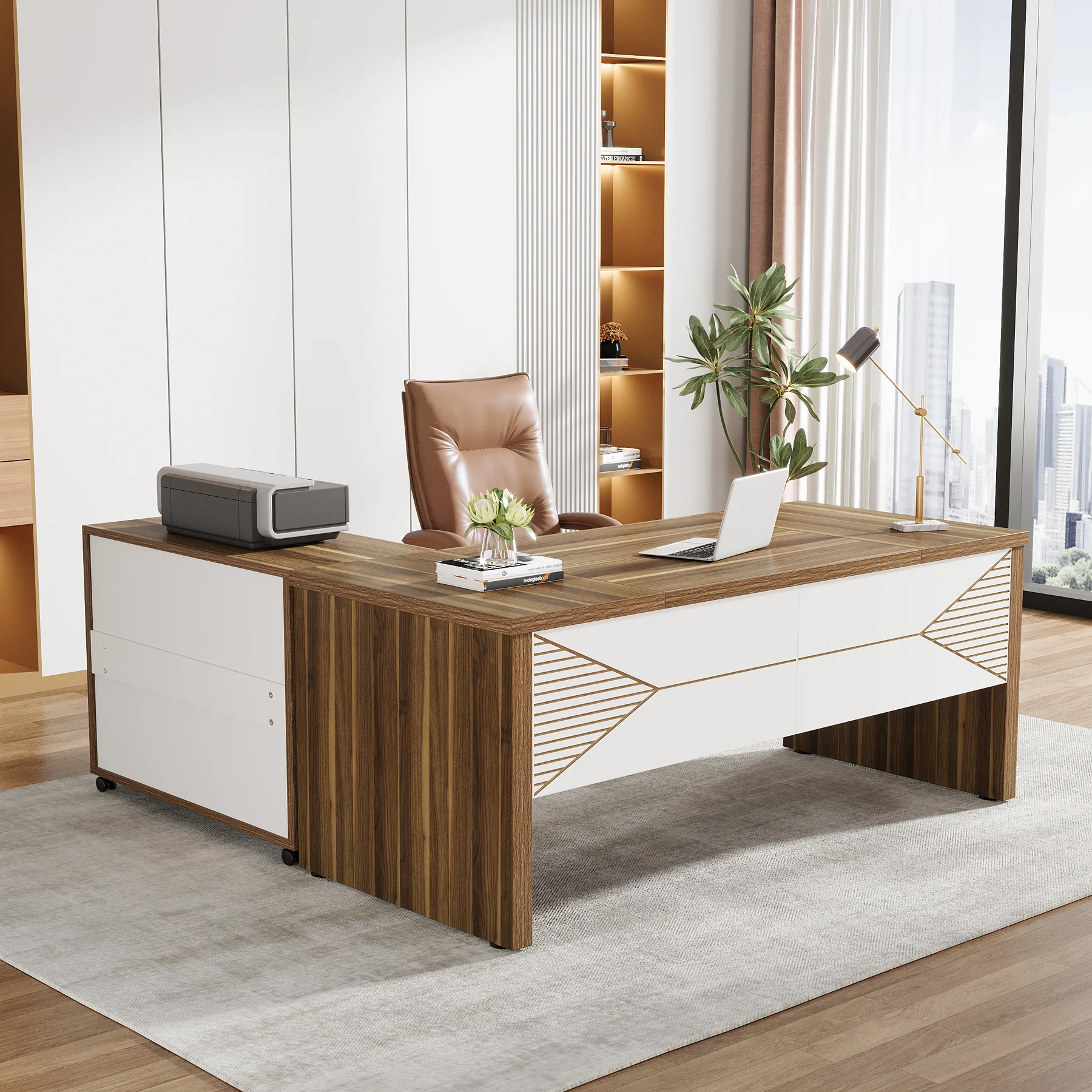 Tribesigns Современный роскошн – обзор и цена Office Tech Furniture
