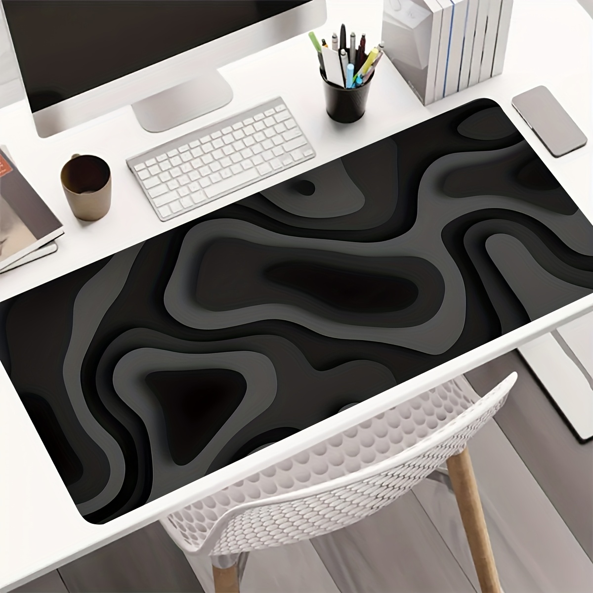 Большой коврик для мыши с черн – обзор и цена Office Desk Tech Accessories